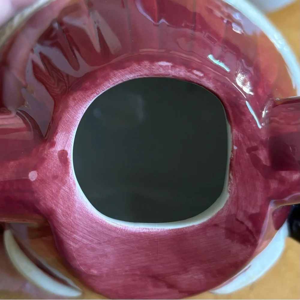 Sakura Debbie Mumm Short & Stout Santa Claus Christmas Hand Painted‎ Teapot